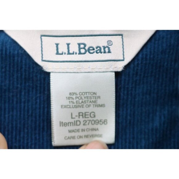 L.L. Bean Corduroy Button Down Jacket-Size Large - Picture 5 of 8